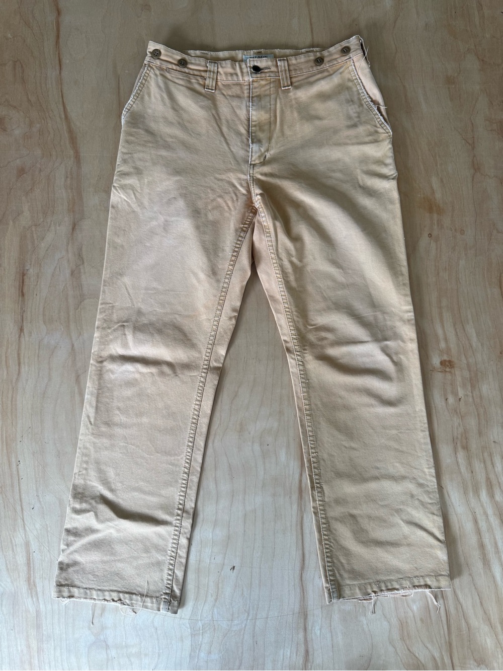 Filson Vintage Men's Light Tan Duck Canvas Pants